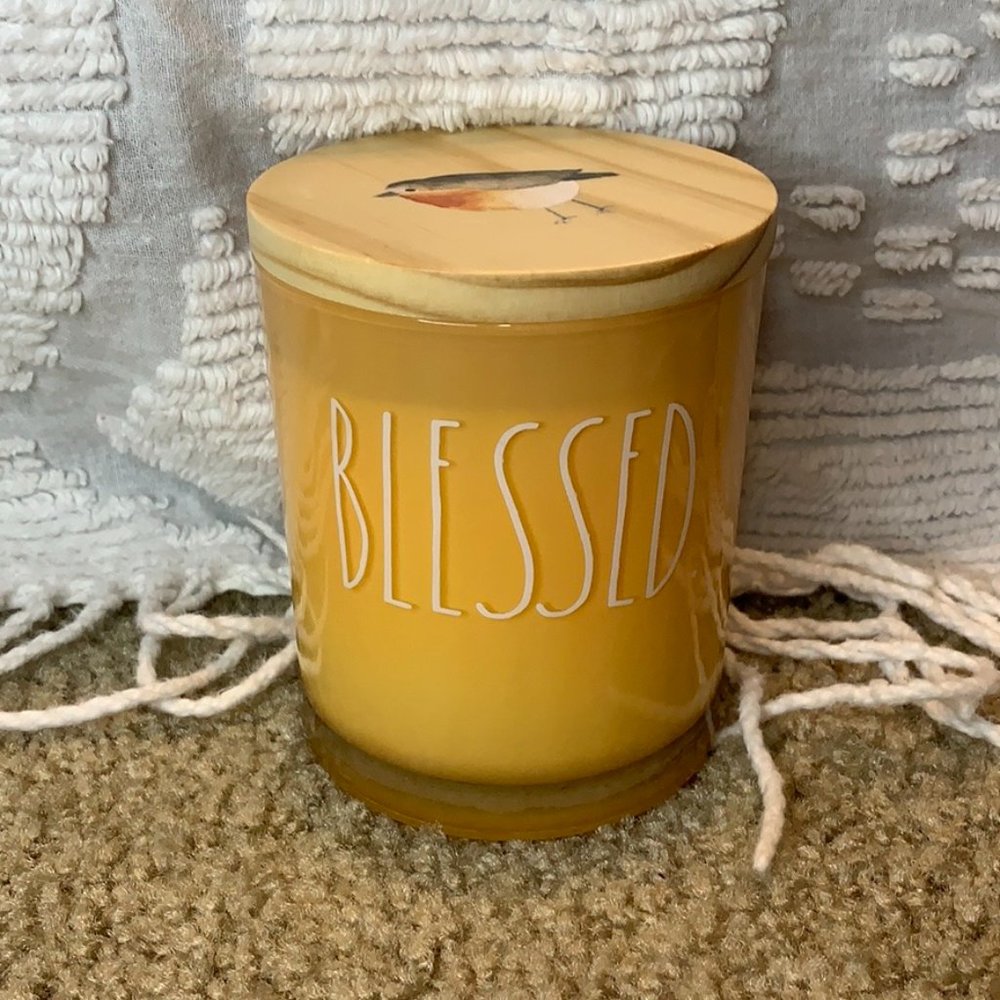 Rae Dunn Blessed Candle Bird